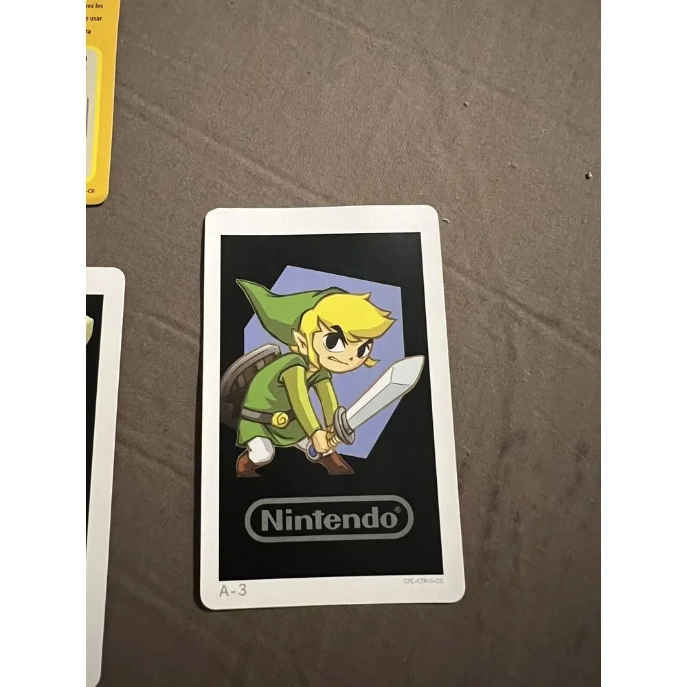 (7) Nintendo Trading Cards A1 A2 A3 A4 A5 A6 Link Mario Metroid NM or Better‎